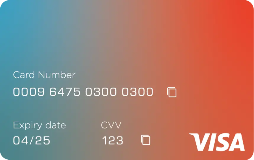 NassPay Virtual Card - Back
